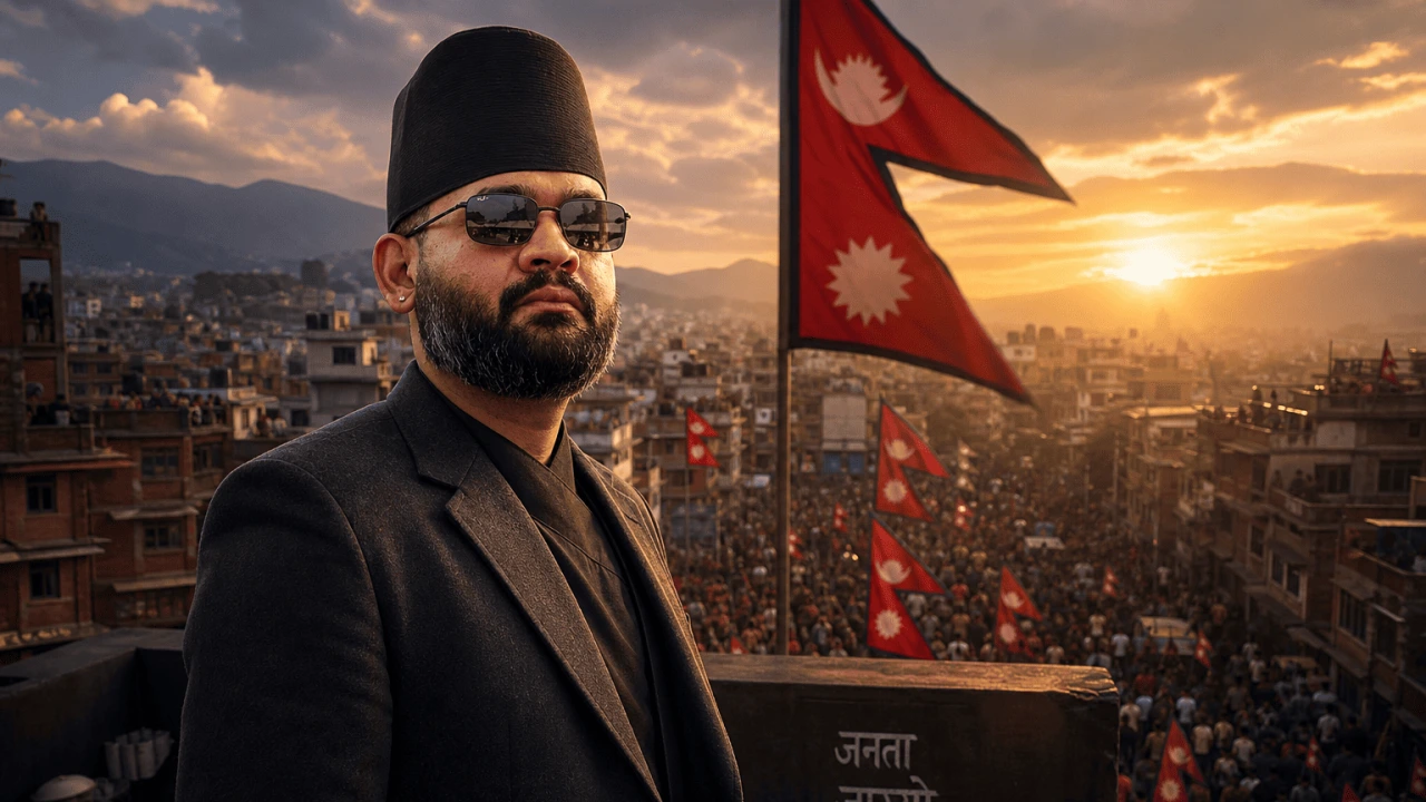 Nepal revolution concept image