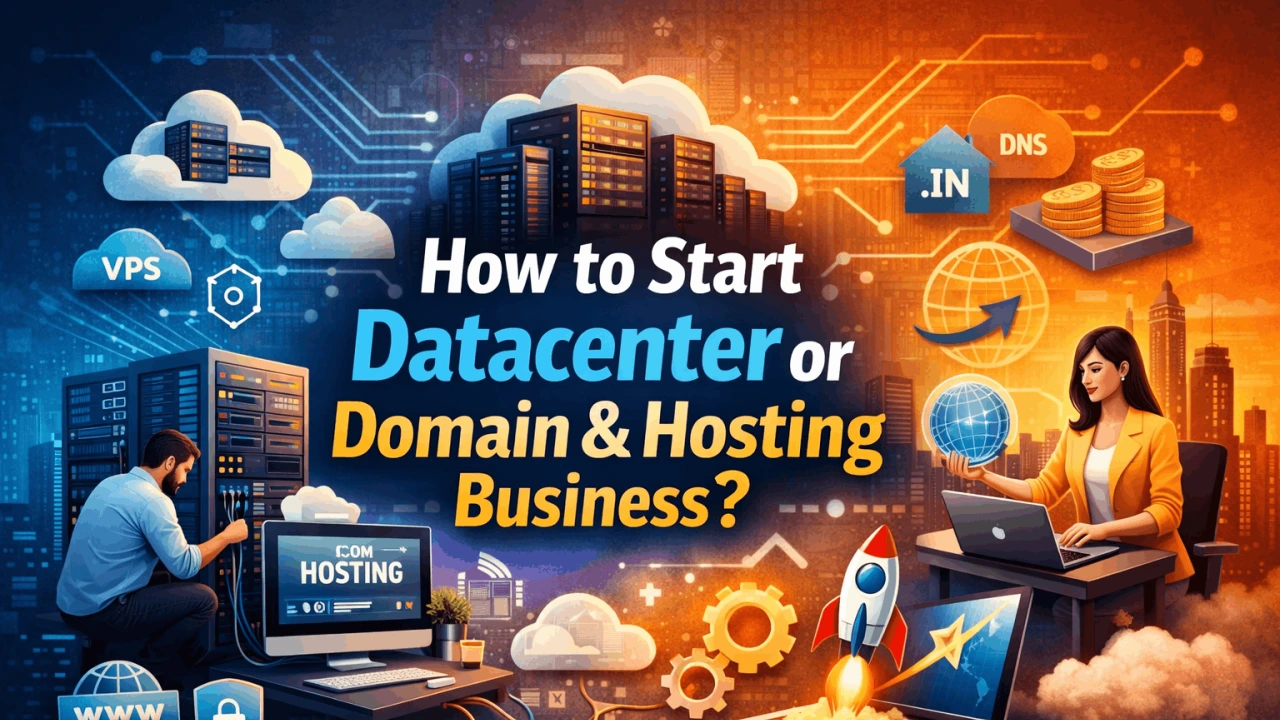 How to start Datacenter or Domain and hosting business ?